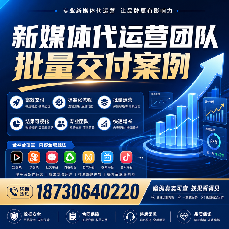 沧州代运营公司多客户账号批量高效交付案例